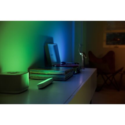 Lampa LED integrat Philips HUE Play, 530 lm, ambianta alba si color, 25.3 cm, Alb, clasa energetica G