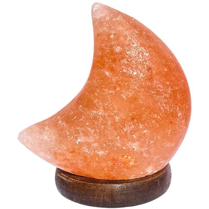 Lampa de sare minerala (veioza) LED RGB Rabalux Wasabi Moon 3696, 1W, USB, IP20, 10.2x7.6cm, Portocaliu