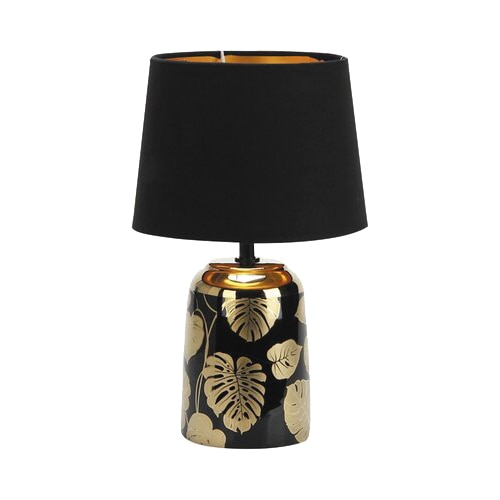 Veioza Rabalux Sonal, E14, 1x40W, ceramica/textil, 30 cm, Negru