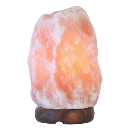 Lampa de sare minerala (veioza) Rabalux Rock, E14, 1x15W, Maro, clasa energetica G
