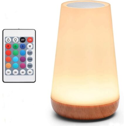 Lumina de noapte, 5 luminozitate, 13 culori RGB, Alb