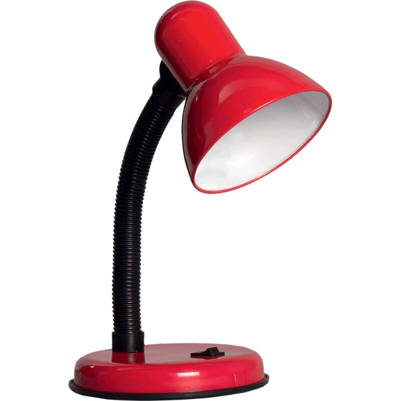 Lampa Birou Basic, Rosu, 1xE27, 60W