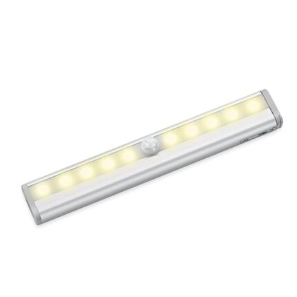 Lampa LED, lipita oriunde, portabil cu 10 LED-uri, fara fir, pentru dressing, dulap de bucatarie, baie, hol, scari