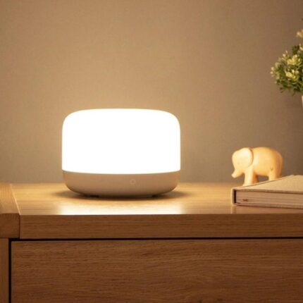 Lampa LED RGBW inteligenta Yeelight D2 YLCT01YL, W-Fi, Bluetooth, 5W, 5V, 1A, lumina alba si colorata, 140x100 mm, control vocal, compatibil Android/iOS