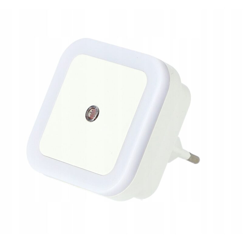 Lampa de noapte, contact direct, senzor de amurg, aspect modern si minimalist, reglabil