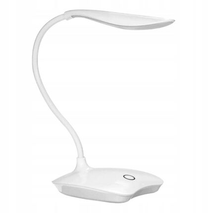 Lampa de birou tactila, DDK, Plastic, LED, 120 lm, Reglabil, 5000k, 3W,38.6x12.2x10.2cm, Alb