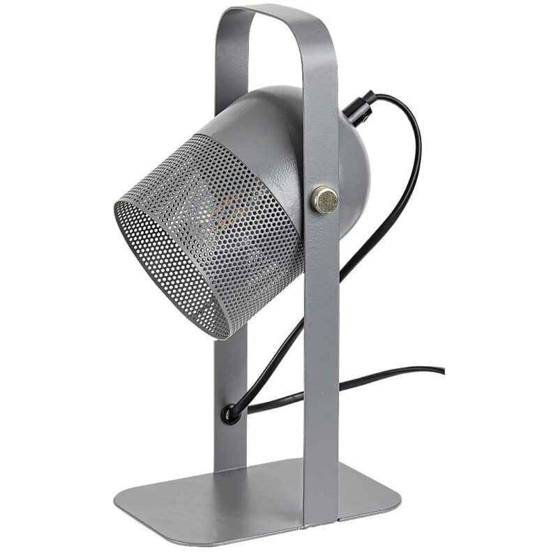 Veioza Rabalux Ronnie 5254, E14, Max 25W, intrerupator pe cablu, IP20, metal, 28.5cm, Gri