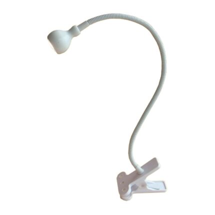 Lampa de birou cu clama Maximilian, LED, aliaj Zinc, 3X3X48.5 cm, 3W, alb