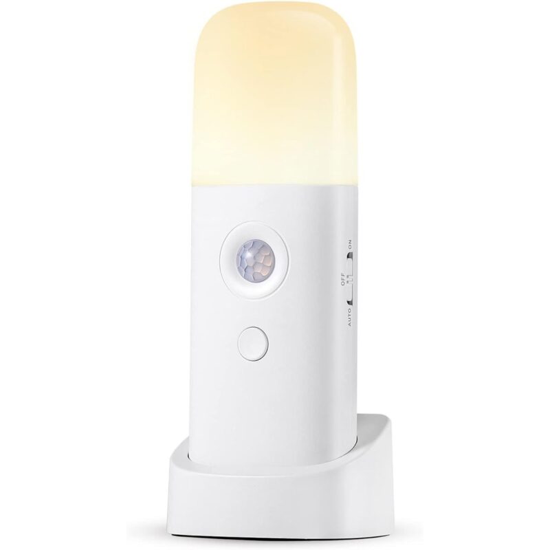 Veioza portabila cu senzor de miscare, 5 niveluri de luminozitate, baterie 2000mAh