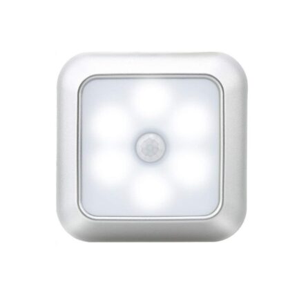 Lampa de veghe cu senzor de miscare, LED, lumina calda, 8cm, montura LED, fara fir