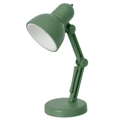 Mini lampa LED PadForce® de birou pentru citit carti cu baterii, 10 x 4 cm - Verde
