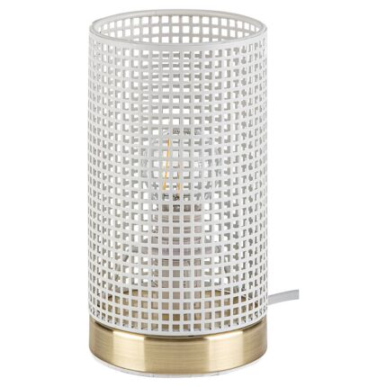 Veioza Rabalux Boogie 3179, E14, Max 25W, IP20, intrerupator pe cablu, metal, 19.5x10cm, Alb