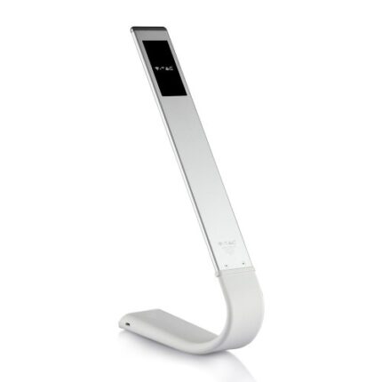 Lampa de birou LED V-TAC 8520, flexibila & slim, cu acumulator Li-Polymer 2000mAh, dimabila, 6.5W, 110 lm, temperatura lumina reglabila, IP20, 562x65x21mm, Alb