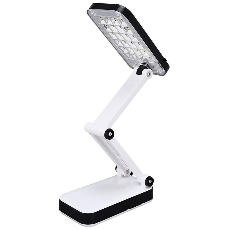 Lampa 24 led flexibila pentru birou, 3 nivele de intensitate, alba