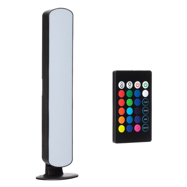 Bara luminoasa LED RGB Luminozitate reglabila si schimbare culori din telecomanda, alimentare cu USB