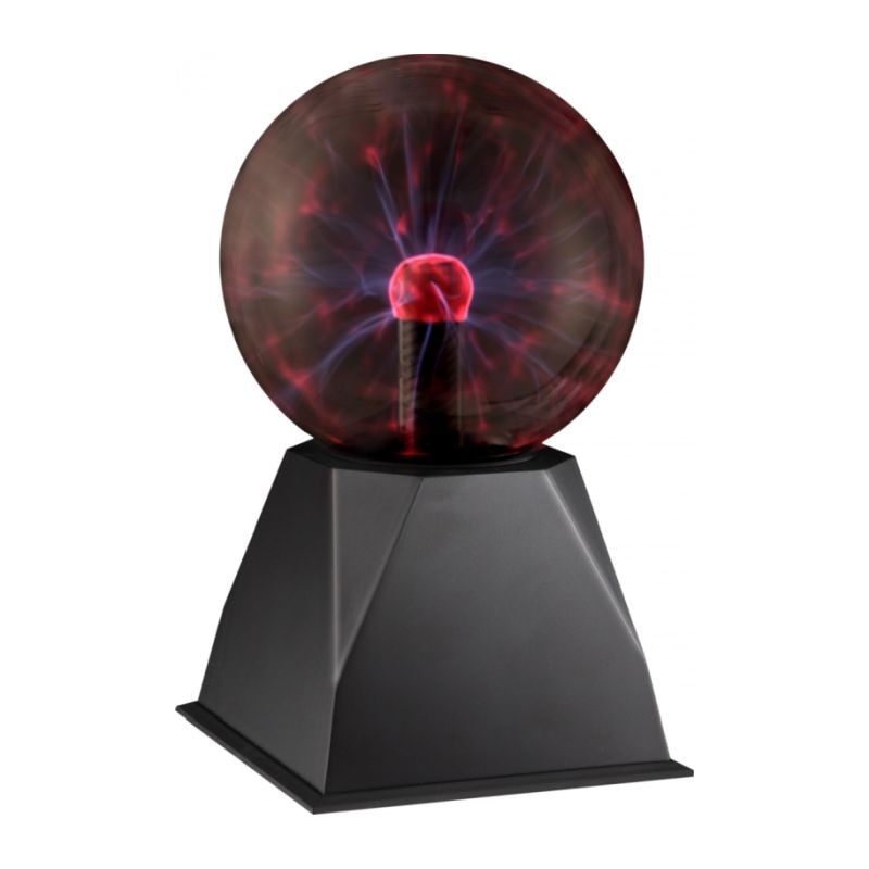 Glob decorativ plasma, Globo Lighting, 6W, efect fulger la atingere, diametru 12.7 cm