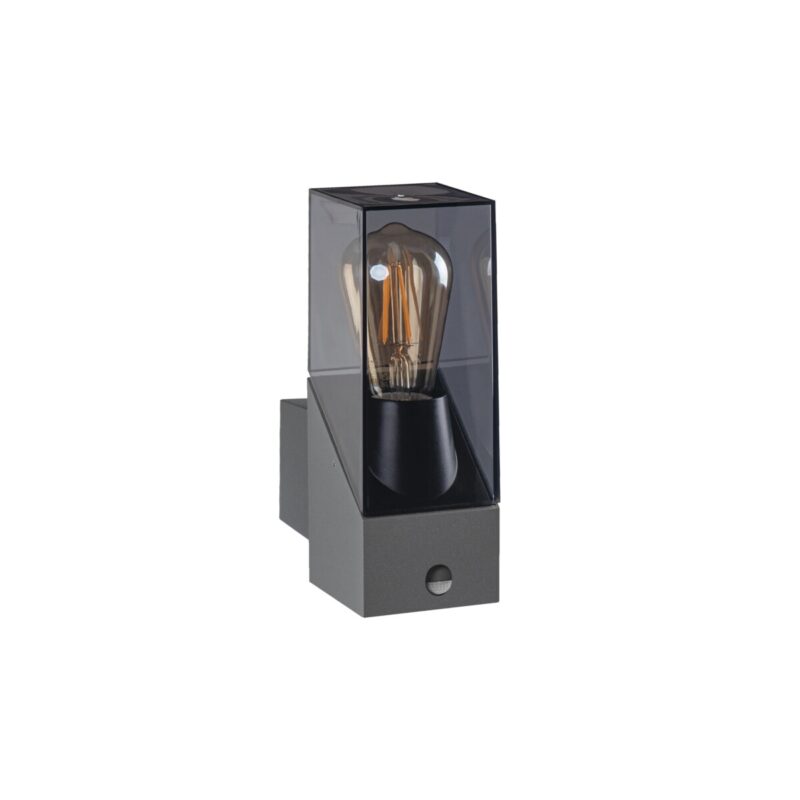 Aplica lampa de gradina, Kanlux, Model LAVEN EL 28 SE-GR, gri