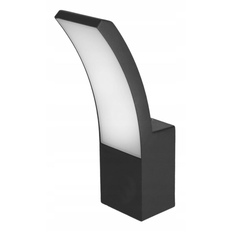 Aplica exterior, lampa de fatada, gradina, grad de protectie IP44, rezistenta la intemperii, putere 10W, culoare lumina neutra, negru