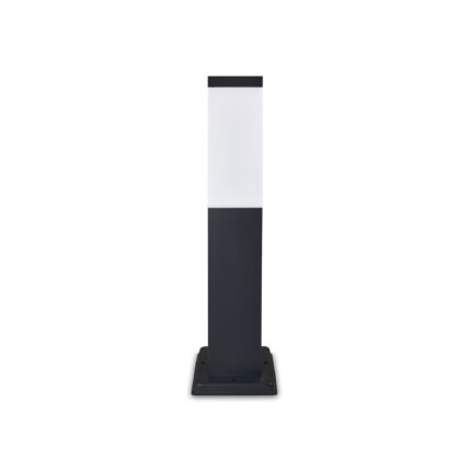Lampa de gradina, corp de iluminat vertical E27 LED Havana 45cm, Negru
