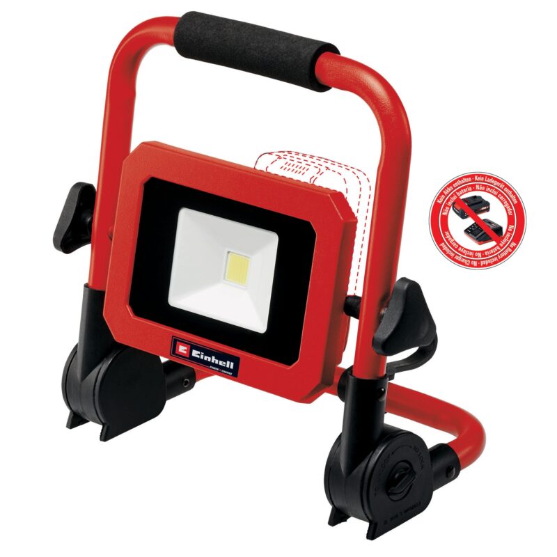 Lampa de lucru pe acumulator Einhell PXC TC-CL 18/1800 Li - Solo, 1 LED 1800 lm, ton culoare 5000 k, ajustare continua intensitate