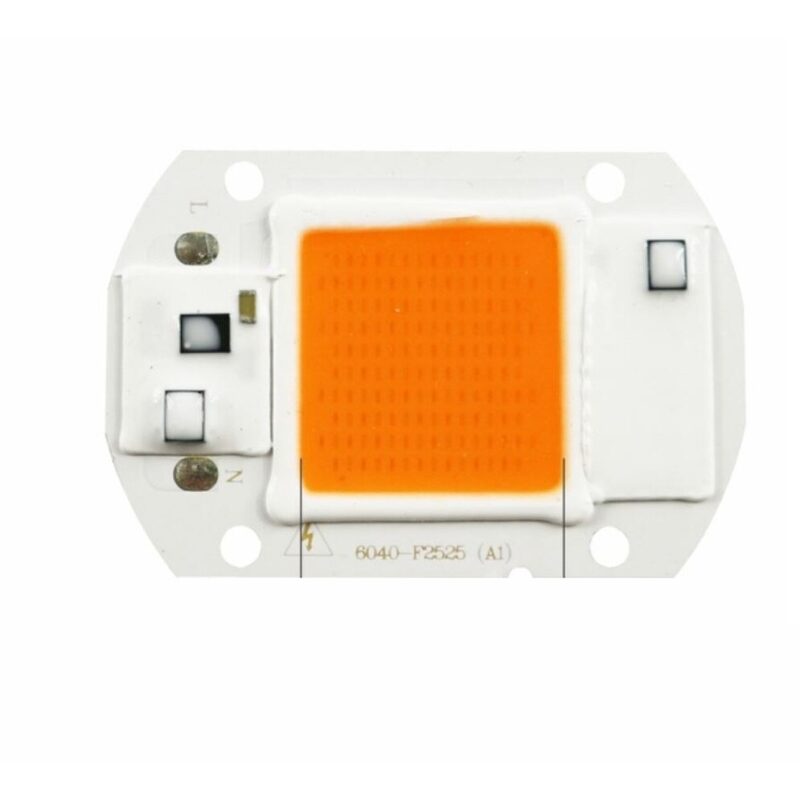 Lampa LED pentru plante, 20W, COB, Alb/Portocaliu