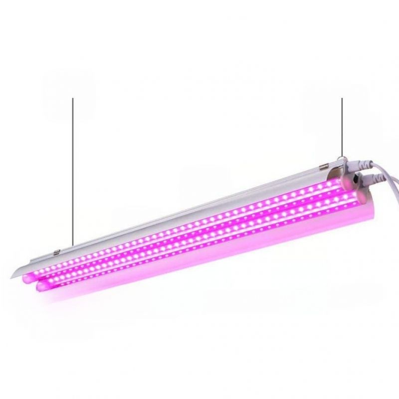 res_bcdd65bc34996b5eb904e5dff850537f Lampa dubla pentru cresterea plantelor eMazing, lungime 50 cm, T5 LED, perfecta pentru intregul ciclu de crestere, fara efecte negative, multicolora
