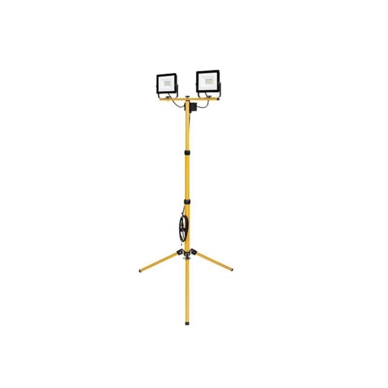 Trepied cu 2 proiectoare cu led Strend Pro Worklight BL2-E1, 2x20W, 1600 lm, cablu 2.5 m, IP65