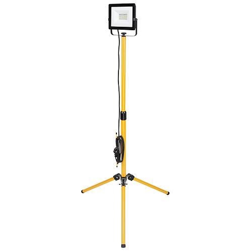 Trepied cu proiector cu LED 20W, 1600 lm, cablu alimentare 2.5 m, IP65