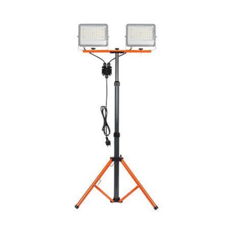 Trepied reglabil pe inaltime cu 2 proiectoare, 2x50W/10000lm Master LED®, 5000K