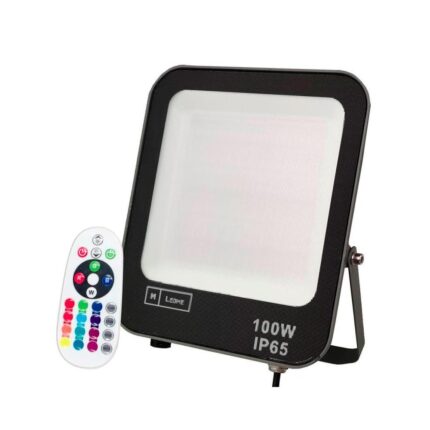 Proiector LED RGB cu telecomanda Napoli, chip Osram, 100W IP65