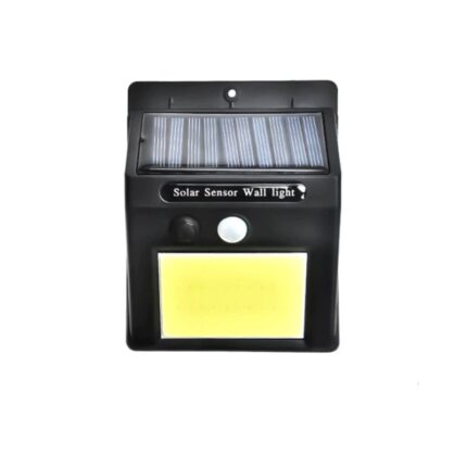 Lampa solara Tiessa®, senzor de miscare, 40 leduri, 0.2 W, negru