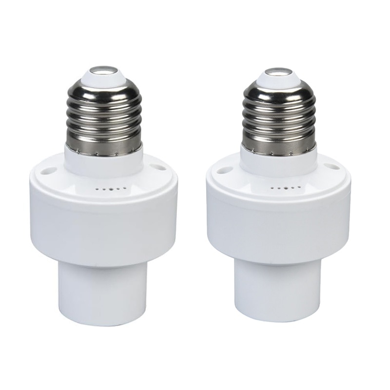 res_93480af9db2420e626da0a5e8c926d3c Set 2 Dulie E27 cu senzor de miscare si lumina, Rqiurpn, detectie 360°, pentru iluminat, distanta de detectare a miscarii 3-5m, utilizare interior/exterior, ABS, alb