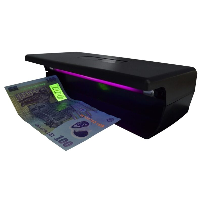 Tester bancnote, detector de valuta cu lampa UV 6W