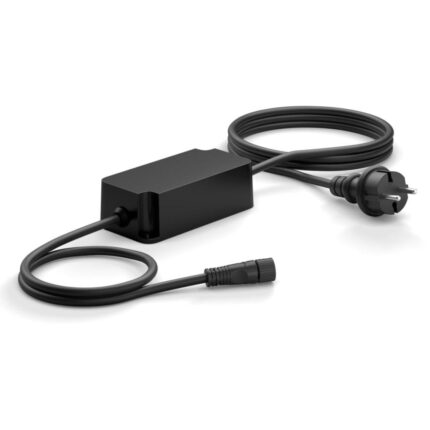 Sursa de alimentare Philips Hue, pentru exterior, 40W, 240V, IP67, cablu electric 1.5m, cablu 24V 0.6m, Negru