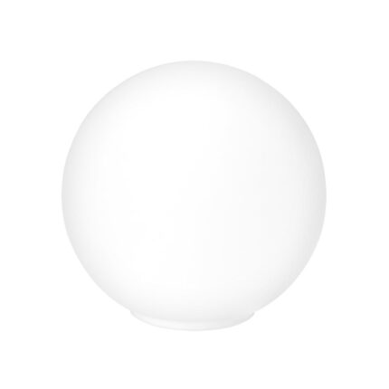 Abajur, Asir, 15 cm, Sticla, Alb