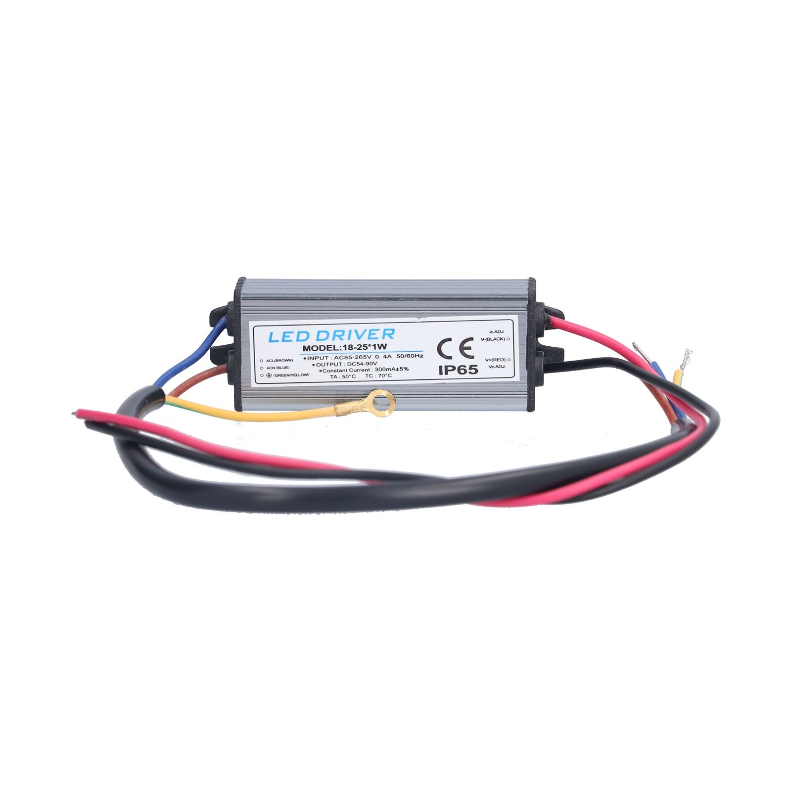 res_76df862a3d0790a985b1c1e3a6181985 Driver LED Tovbmup, 18-25 x 1W, AC85-265V, DC54-90V, 300mA, IP65, 7.2x2.9x2.2cm