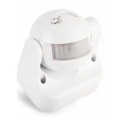 Senzor de miscare PIR, 180 LED, Alb