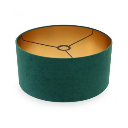 Abajur Light Home Mediolan, Plastic/Tesatura, 40x20 cm, Verde