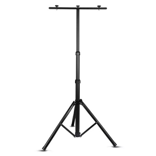 Trepied negru pentru 2 proiectoare LED