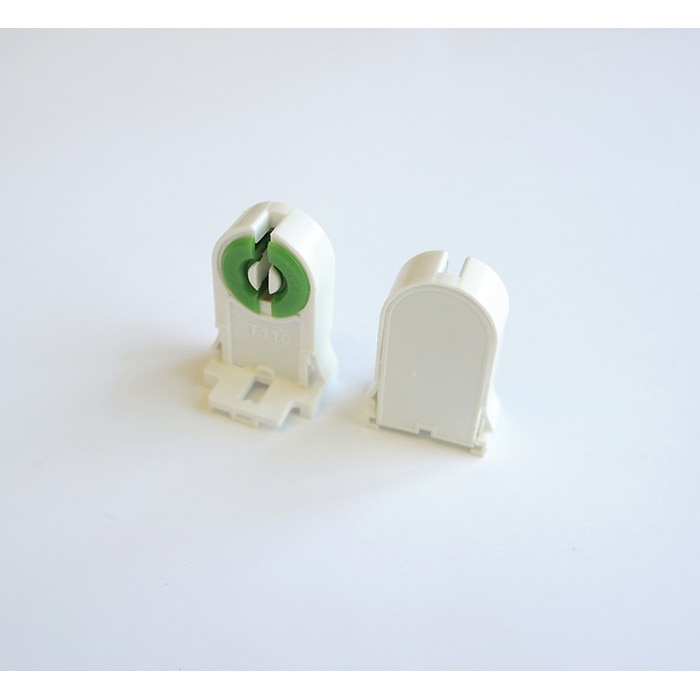 Suport, Soclu T110, Montare pe picioare, Pentru lampi fluorescente si UV, Cu baza T8, 250V