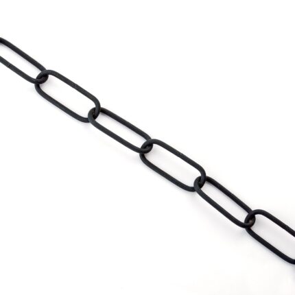 Lant pentru Corp de Iluminat Suspendat, Negru Antichizat 1 metru, Dimensiuni Zala 40X17X2.7mm ORION