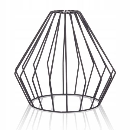 Abajur din sarma metalica LOFT, E27, negru