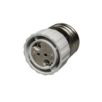 Adaptor dulie trandafi led de la soclu bec E27 la MR16
