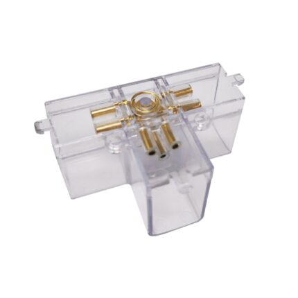 Conector 2x90° HEXframe compatibil doar cu tuburile T10 Hexagon by LED market®