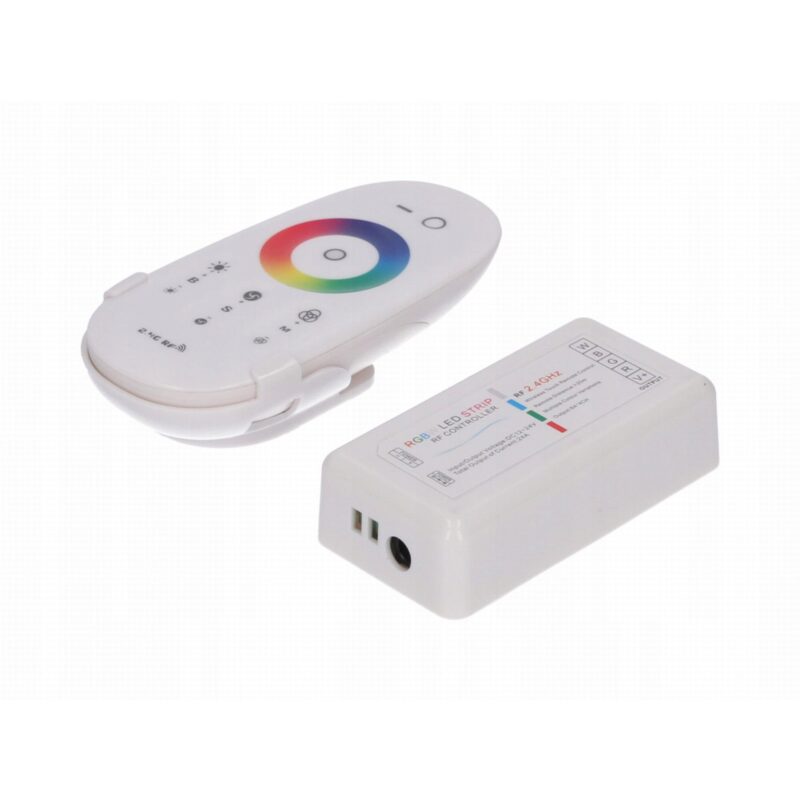 Telecomanda LED RGBW 4x6A RF + suport Prescot, 5903684853953