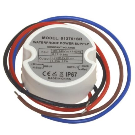 Sursa alimentare LED, BOWI, 12V, 15W, 50x22mm, IP67