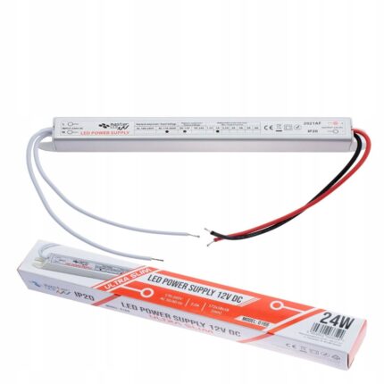 Sursa alimentare pentru LED MasterLED, 24W, 12V DC, 2A, alb