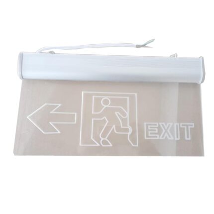 Lampa emergenta EXIT led transparenta cu acumulator Sageata stanga luminos cu acumulator