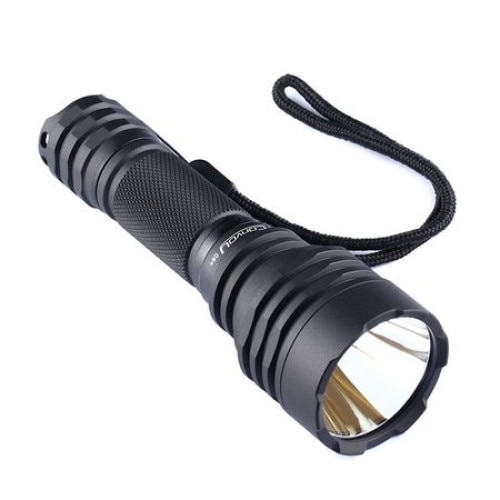 Lanterna Convoy C8+, pentru carabina, cu dioda Osram, Gen 2 modificata din fabrica, raza de actiune 900 metri, baterie si incarcator incluse