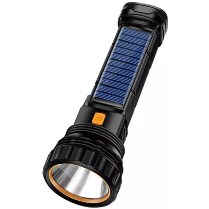 Lanterna LED Trivas 11751, cu incarcare solara si USB, 1200mAh, focus ajustabil, 3 moduri de iluminare, IPX3